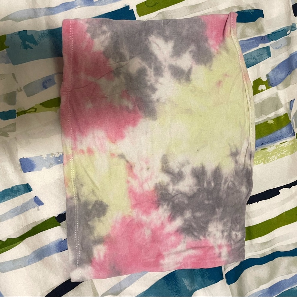 Tie dye tube top